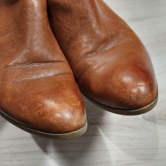 Frye Judith Leather Zip Booties - Picture 5 of 7